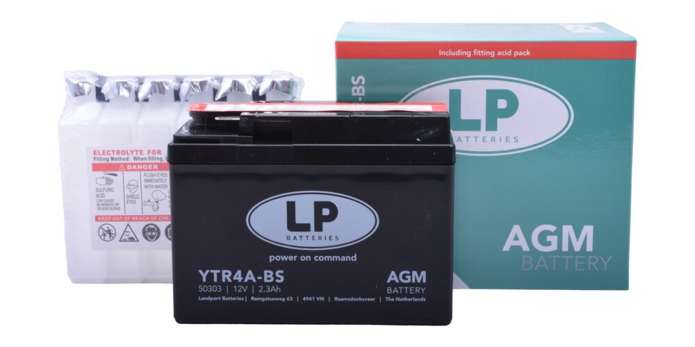Accu Landport YTR4A-BS AGM (12V/2,3A)
