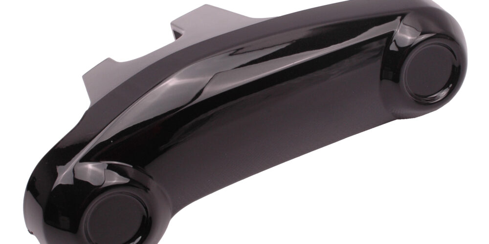 Beschermkap Swingarm Glans Zwart | Vespa Primavera / Sprint (-'17)