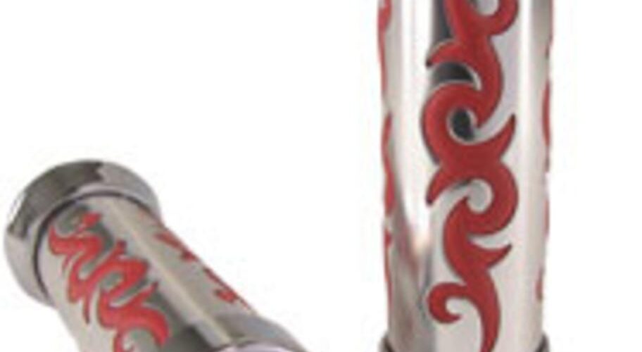 HANDVATEN IMI TRIBAL CHROOM - ROOD