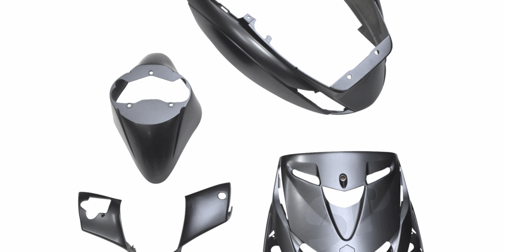 Kappenset 5-delig Mercedes AMG Designo Selenite Mat Grijs Magneto | Piaggio Zip SP