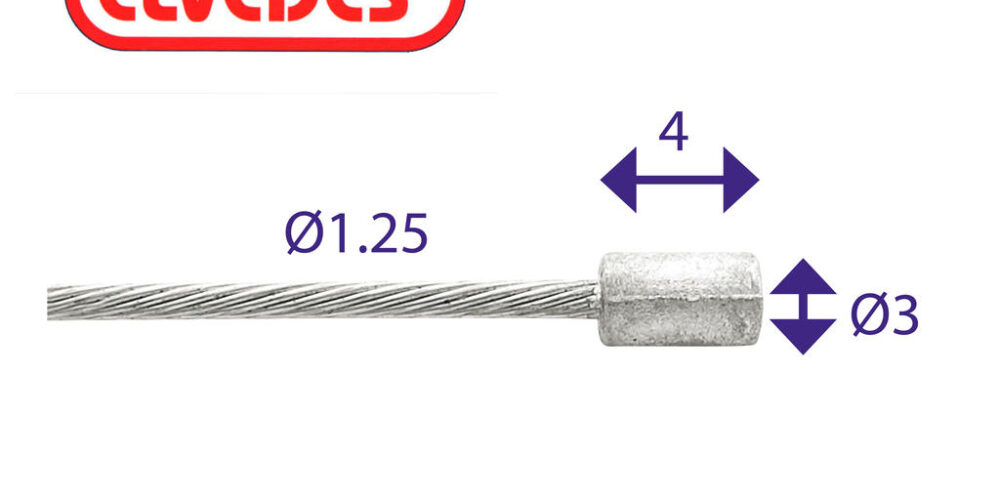 Gaskabel Binnen Elvedes Ton RVS 49-draads (6413RVS-49)